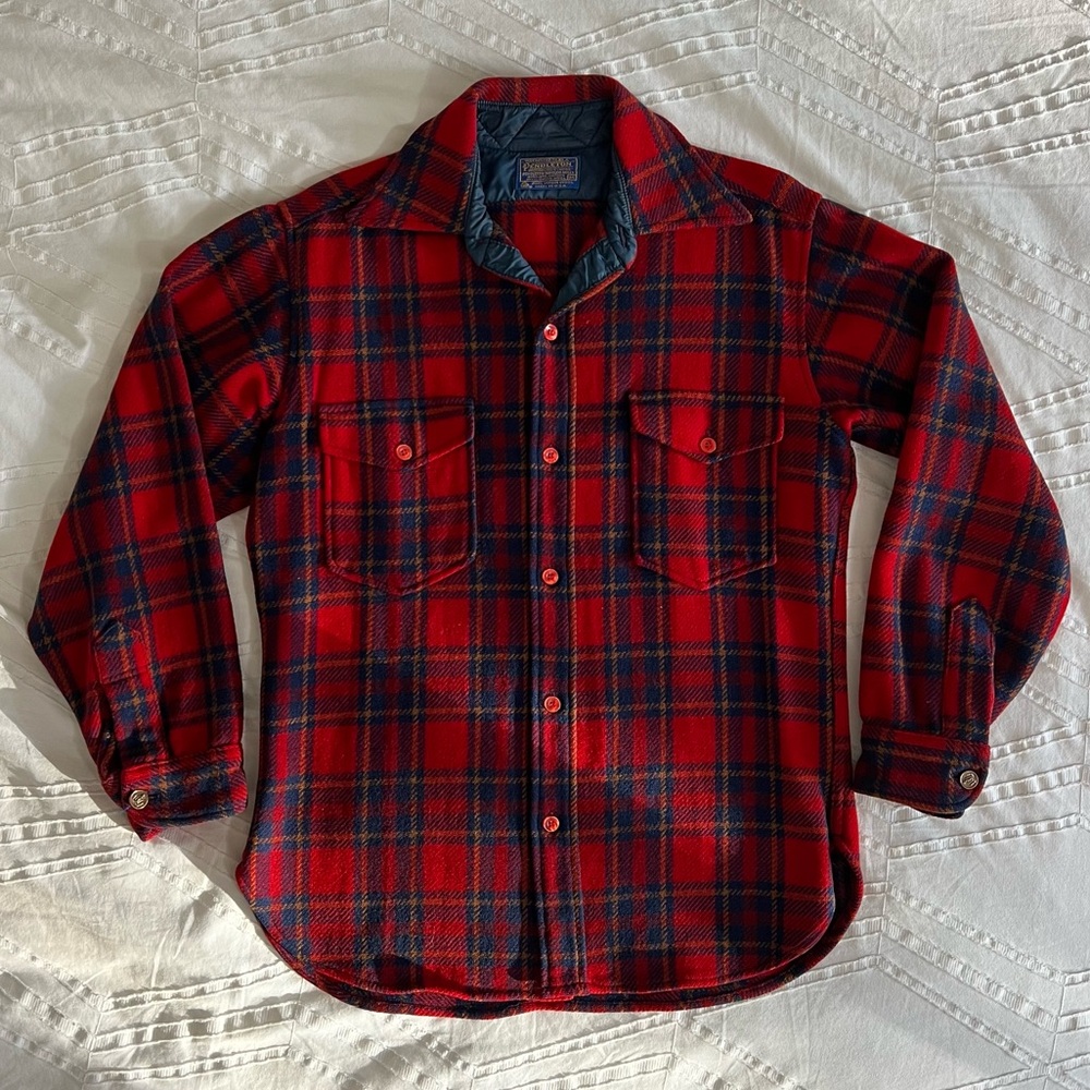 Pendleton Plaid Button Up
